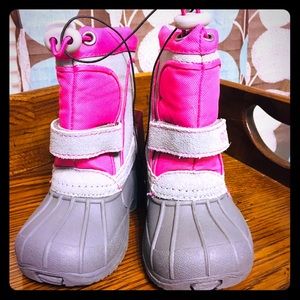 SPORTO girls snow boots - toddler 5/6